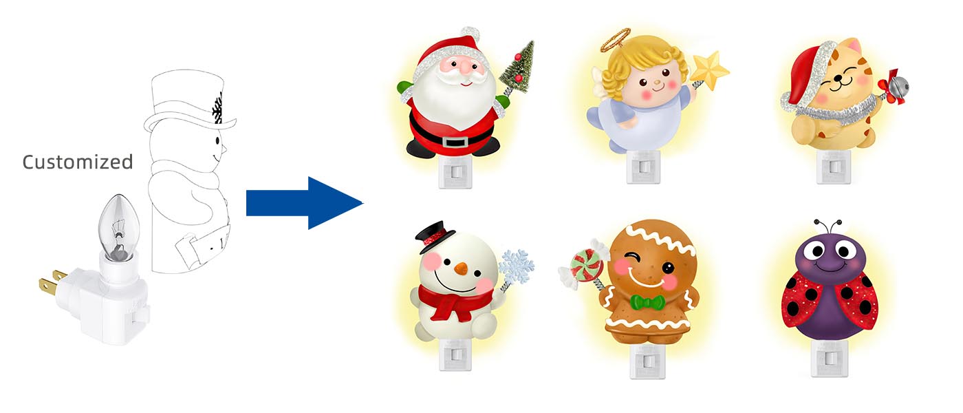 Cahaya Malam Krismas Tersuai