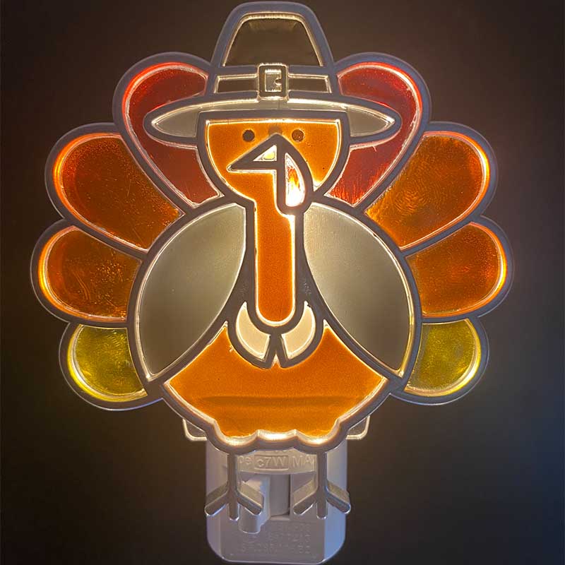 Turkey Night Light Thanksgiving Night Light