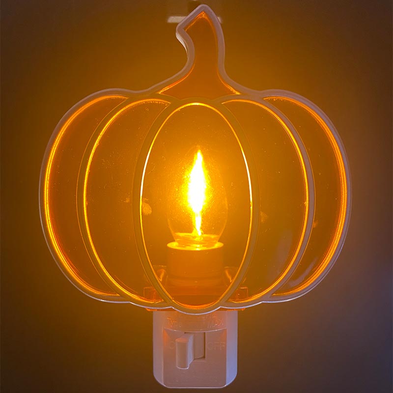 Thanksgiving Night light Pumpkin Plug In Night Light