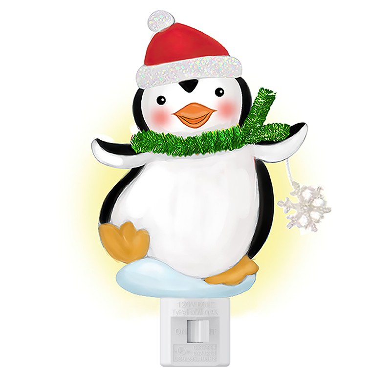 Christmas Penguin Night Light