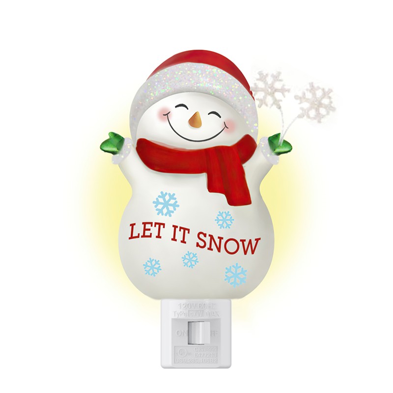 Christmas Snowman Night Light