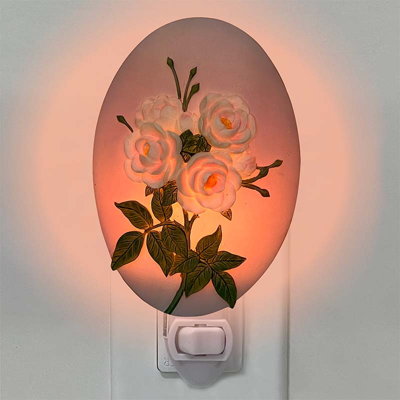 Rose Night Light Plug